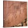 Utah, Capitol Reef National Park. Fremont Pictoglyph Panel-Jaynes Gallery-Stretched Canvas