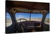 Utah, Capitol Reef National Park. Inside Cab of Old Drilling Rig-Jaynes Gallery-Stretched Canvas