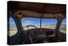 Utah, Capitol Reef National Park. Inside Cab of Old Drilling Rig-Jaynes Gallery-Stretched Canvas