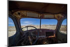 Utah, Capitol Reef National Park. Inside Cab of Old Drilling Rig-Jaynes Gallery-Mounted Photographic Print