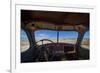 Utah, Capitol Reef National Park. Inside Cab of Old Drilling Rig-Jaynes Gallery-Framed Photographic Print