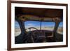Utah, Capitol Reef National Park. Inside Cab of Old Drilling Rig-Jaynes Gallery-Framed Photographic Print