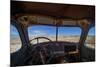 Utah, Capitol Reef National Park. Inside Cab of Old Drilling Rig-Jaynes Gallery-Mounted Photographic Print