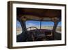 Utah, Capitol Reef National Park. Inside Cab of Old Drilling Rig-Jaynes Gallery-Framed Photographic Print