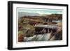 Utah, Cedar Breaks National Monument Aerial View-Lantern Press-Framed Art Print