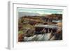 Utah, Cedar Breaks National Monument Aerial View-Lantern Press-Framed Art Print