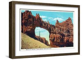 Utah, Cedar Breaks National Monument View of the Walls of Jericho-Lantern Press-Framed Art Print