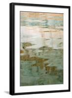 Utah. Colorful Abstract Reflections of Canyon Walls on Lake Powell-Judith Zimmerman-Framed Photographic Print