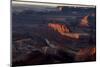 Utah, Dead Horse Point State Park. Overlook at First Light at Sunrise-Judith Zimmerman-Mounted Photographic Print