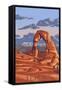 Utah - Delicate Arch-Lantern Press-Framed Stretched Canvas