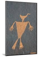 Utah. Duck Headed Man Petroglyph, Cedar Mesa-Judith Zimmerman-Mounted Photographic Print