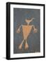 Utah. Duck Headed Man Petroglyph, Cedar Mesa-Judith Zimmerman-Framed Photographic Print