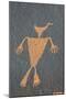 Utah. Duck Headed Man Petroglyph, Cedar Mesa-Judith Zimmerman-Mounted Photographic Print