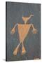 Utah. Duck Headed Man Petroglyph, Cedar Mesa-Judith Zimmerman-Stretched Canvas