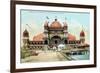 Utah, Entrance View of the Saltair Pavilion at the Great Salt Lake-Lantern Press-Framed Premium Giclee Print