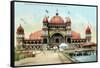 Utah, Entrance View of the Saltair Pavilion at the Great Salt Lake-Lantern Press-Framed Stretched Canvas