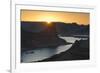 Utah, Glen Canyon National Recreation Area. View from Alstrom Point Overlook, Gunsight Butte-Judith Zimmerman-Framed Photographic Print