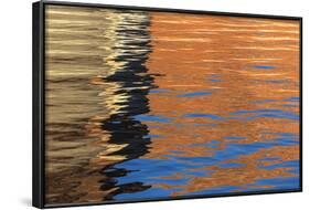 Utah, Glen Canyon Nra. Abstract of Cliff Reflection in Lake Powell-Jaynes Gallery-Framed Photographic Print