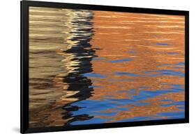 Utah, Glen Canyon Nra. Abstract of Cliff Reflection in Lake Powell-Jaynes Gallery-Framed Photographic Print