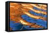 Utah, Glen Canyon Nra. Abstract of Cliff Reflection in Lake Powell-Jaynes Gallery-Framed Stretched Canvas