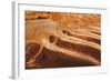 Utah, Glen Canyon Nra. Abstract of Cliff Reflection in Lake Powell-Jaynes Gallery-Framed Photographic Print