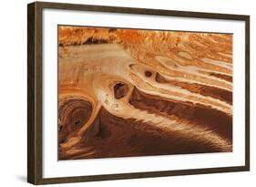 Utah, Glen Canyon Nra. Abstract of Cliff Reflection in Lake Powell-Jaynes Gallery-Framed Photographic Print