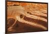 Utah, Glen Canyon Nra. Abstract of Cliff Reflection in Lake Powell-Jaynes Gallery-Framed Photographic Print