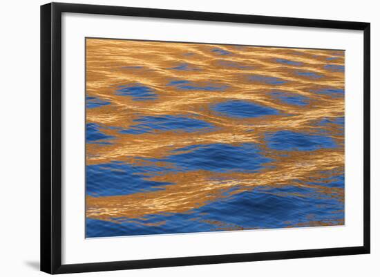 Utah, Glen Canyon Nra. Abstract of Cliff Reflection in Lake Powell-Jaynes Gallery-Framed Photographic Print