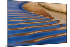 Utah, Glen Canyon Nra. Abstract of Cliff Reflection in Lake Powell-Jaynes Gallery-Mounted Photographic Print