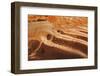 Utah, Glen Canyon Nra. Abstract of Cliff Reflection in Lake Powell-Jaynes Gallery-Framed Photographic Print