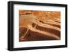 Utah, Glen Canyon Nra. Abstract of Cliff Reflection in Lake Powell-Jaynes Gallery-Framed Photographic Print