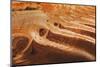 Utah, Glen Canyon Nra. Abstract of Cliff Reflection in Lake Powell-Jaynes Gallery-Mounted Photographic Print