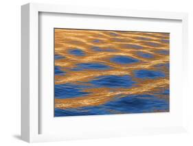 Utah, Glen Canyon Nra. Abstract of Cliff Reflection in Lake Powell-Jaynes Gallery-Framed Photographic Print