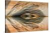 Utah, Glen Canyon Nra. Abstract Reflection of Stained Sandstone Wall-Jaynes Gallery-Stretched Canvas