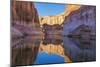 Utah, Glen Canyon Nra. Abstract Reflection of Stained Sandstone Wall-Jaynes Gallery-Mounted Photographic Print
