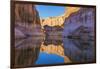 Utah, Glen Canyon Nra. Abstract Reflection of Stained Sandstone Wall-Jaynes Gallery-Framed Photographic Print