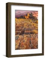 Utah, Glen Canyon Nra. Sunset on Sandstone Formations-Jaynes Gallery-Framed Photographic Print