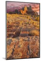 Utah, Glen Canyon Nra. Sunset on Sandstone Formations-Jaynes Gallery-Mounted Photographic Print