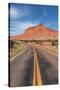 Utah, Highway 24 in Capitol Reef National Park-Alan Majchrowicz-Stretched Canvas