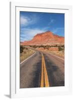 Utah, Highway 24 in Capitol Reef National Park-Alan Majchrowicz-Framed Photographic Print