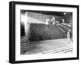 Utah-Idaho Sugar Company Warehouse in Bellingham, WA, 1928-Asahel Curtis-Framed Giclee Print