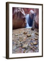 Utah, Kanarraville, Kanarra Creek Canyon and Waterfall-Jamie And Judy Wild-Framed Photographic Print