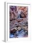 Utah, Kanarraville, Kanarra Creek Canyon and Waterfall-Jamie And Judy Wild-Framed Photographic Print