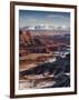 Utah, Moab, Canyonlands National Park, Buck Canyon Overlook, Winter, USA-Walter Bibikow-Framed Photographic Print