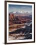 Utah, Moab, Canyonlands National Park, Buck Canyon Overlook, Winter, USA-Walter Bibikow-Framed Photographic Print