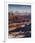 Utah, Moab, Canyonlands National Park, Buck Canyon Overlook, Winter, USA-Walter Bibikow-Framed Photographic Print