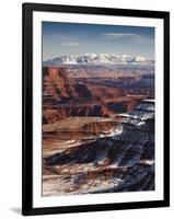 Utah, Moab, Canyonlands National Park, Buck Canyon Overlook, Winter, USA-Walter Bibikow-Framed Photographic Print