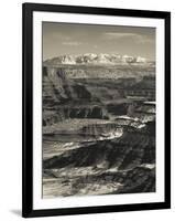 Utah, Moab, Canyonlands National Park, Buck Canyon Overlook, Winter, USA-Walter Bibikow-Framed Photographic Print