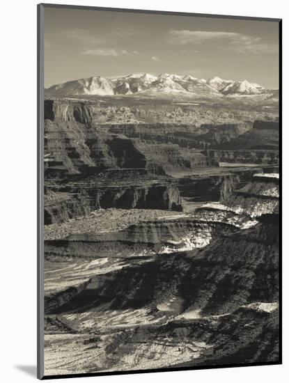 Utah, Moab, Canyonlands National Park, Buck Canyon Overlook, Winter, USA-Walter Bibikow-Mounted Photographic Print