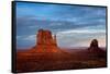 Utah, Monument Valley Navajo Tribal Park. Eroded Formations-Jay O'brien-Framed Stretched Canvas